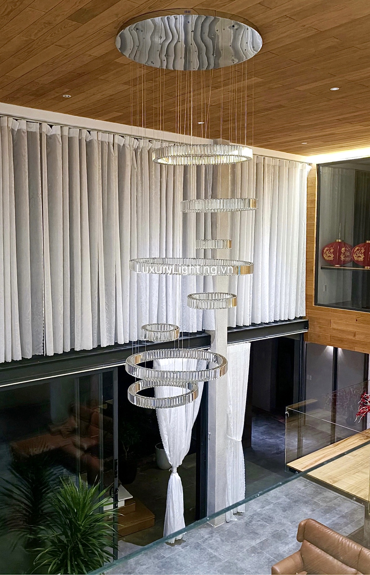 Đèn thả thông tầng - LuxuryLighting.vn