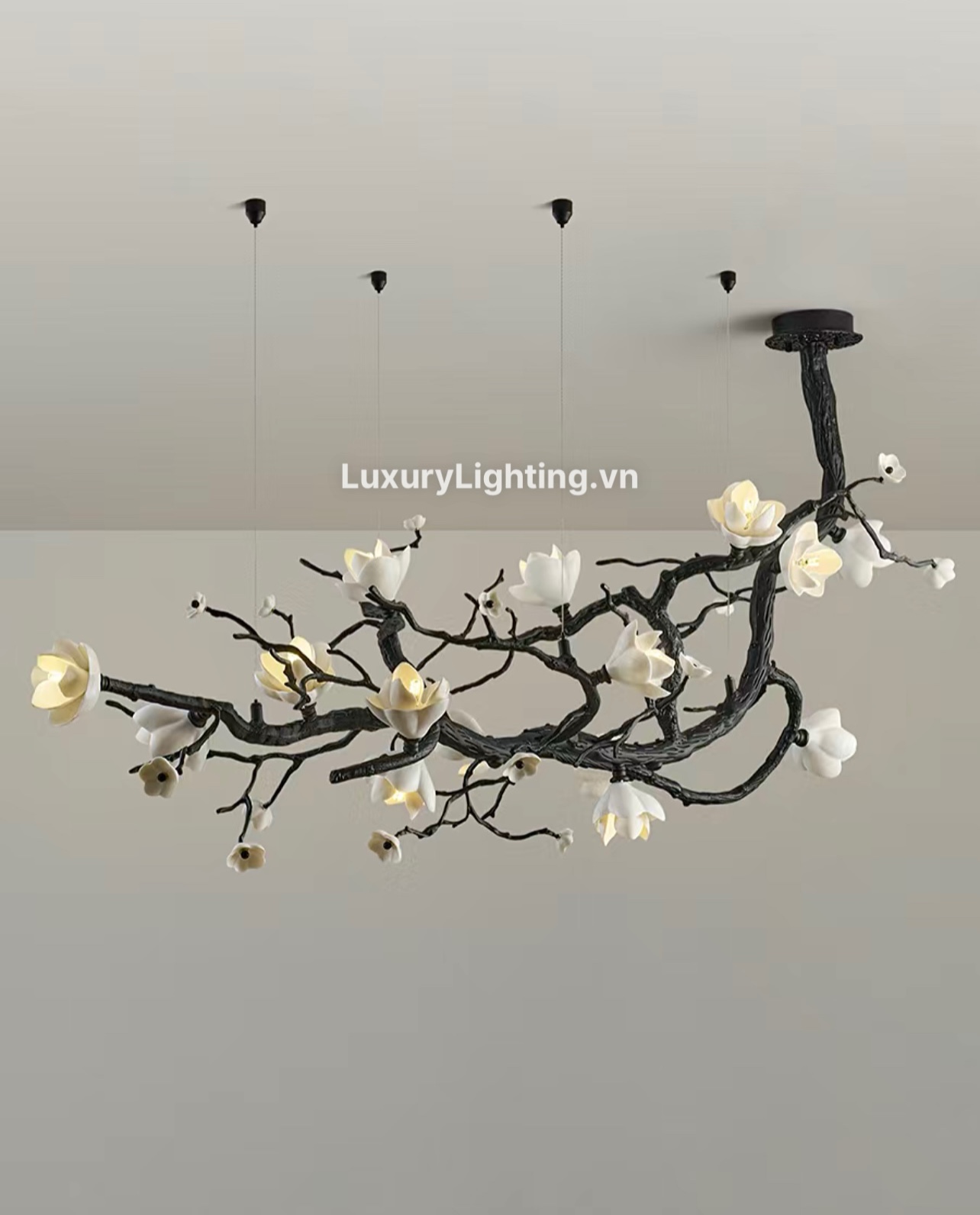  Đèn Indochine Hoa Mộc Lan - LuxuryLighting.vn