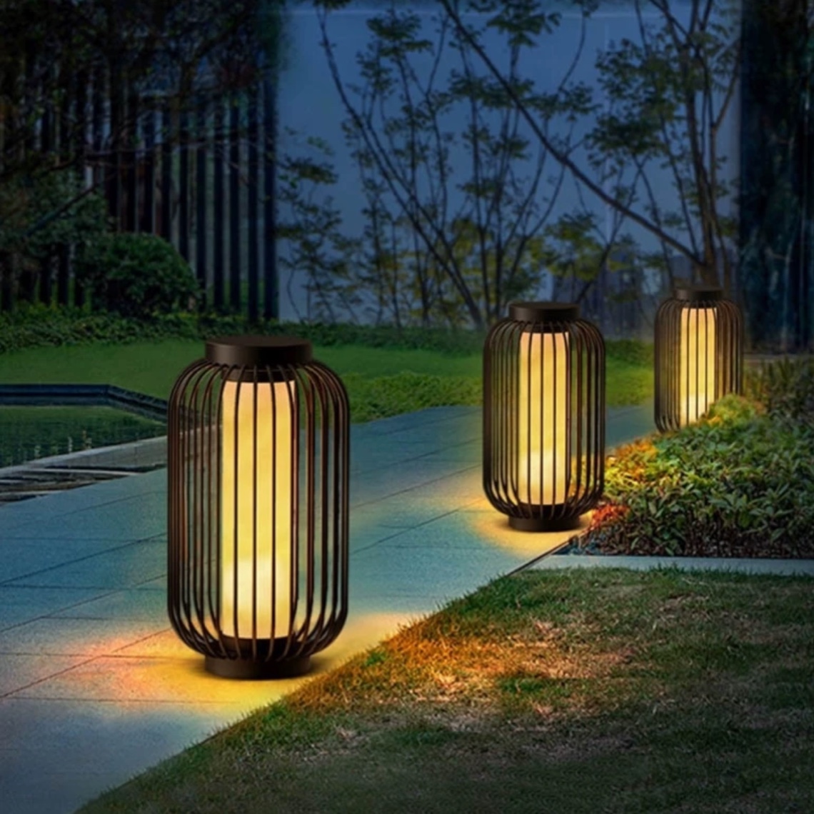 Đèn Japandi sân vườn - Luxurylighting.vn