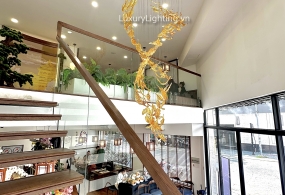 Đèn Thiết Kế Thả Thông Tầng -  Xu Hướng Không Gian Mới | Luxurylighting.vn