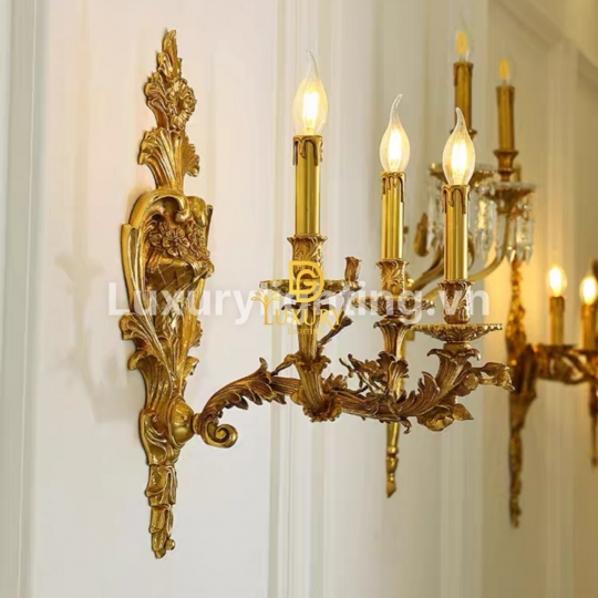 ĐÈN TƯỜNG ĐỒNG CỔ ĐIỂN TĐCĐ01