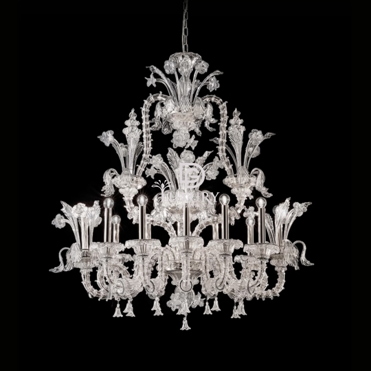 ĐÈN CHÙM PHA LÊ  PHÒNG KHÁCH  ĐFL/PK004