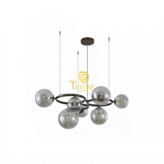 ĐÈN CHÙM QUẢ CẦU THUỶ TINH HĐ001-TR