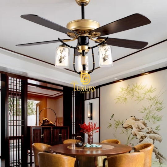 Đèn Chùm Quạt Trần ĐQ 09
