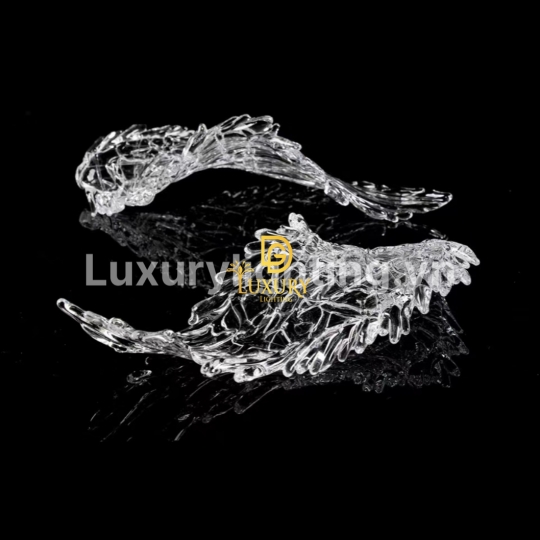 ĐÈN LÁ  THUỶ TINH THIẾT KẾ LTK-003