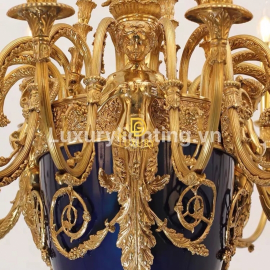 ĐÈN CHÙM ĐỒNG CỔ ĐIỂN CĐCĐ12