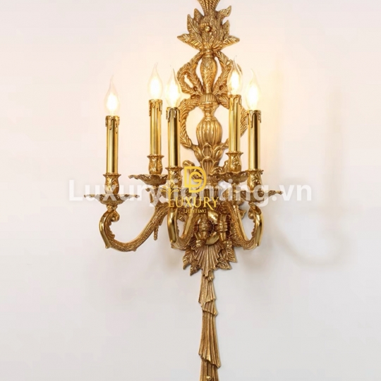 ĐÈN TƯỜNG ĐỒNG CỔ ĐIỂN TĐCĐ07