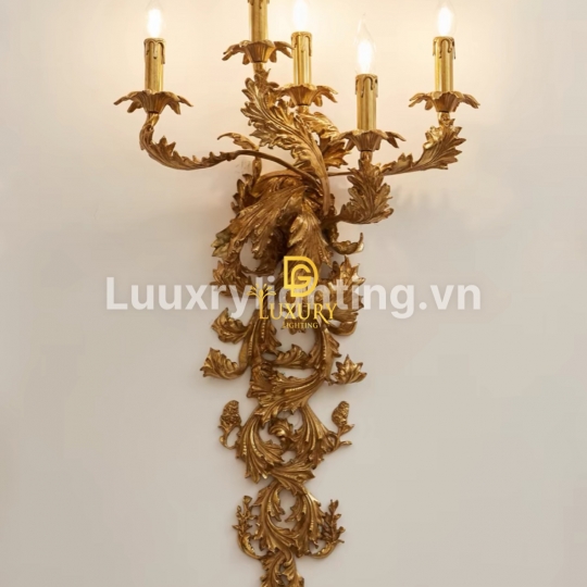 ĐÈN TƯỜNG ĐỒNG CỔ ĐIỂN TĐCĐ09