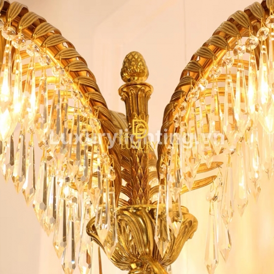 ĐÈN TƯỜNG ĐỒNG CỔ ĐIỂN TĐCĐ010