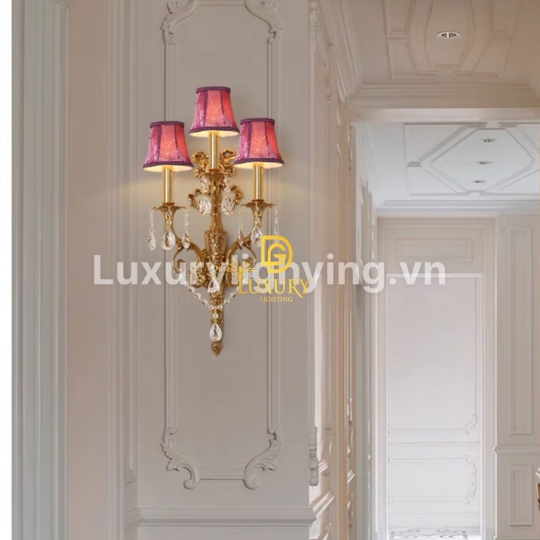 ĐÈN TƯỜNG ĐỒNG CỔ ĐIỂN TĐCĐ17