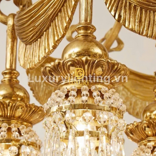 ĐÈN CHÙM ĐỒNG CỔ ĐIỂN CĐCĐ04