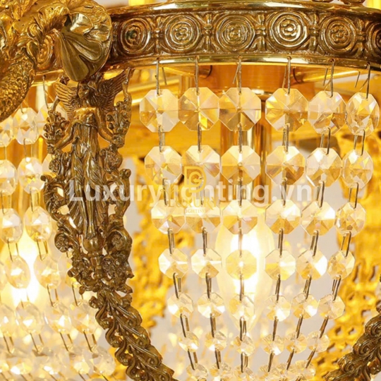 ĐÈN CHÙM ĐỒNG CHÂU ÂU  BÀN ĂN  ĐCĐ-03