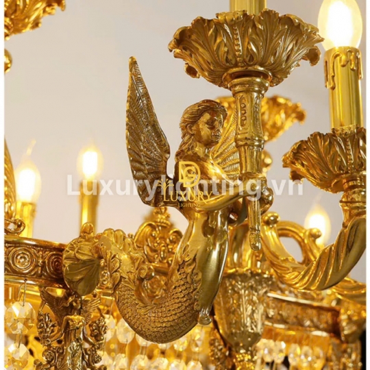 ĐÈN CHÙM ĐỒNG CHÂU ÂU  BÀN ĂN  ĐCĐ-03